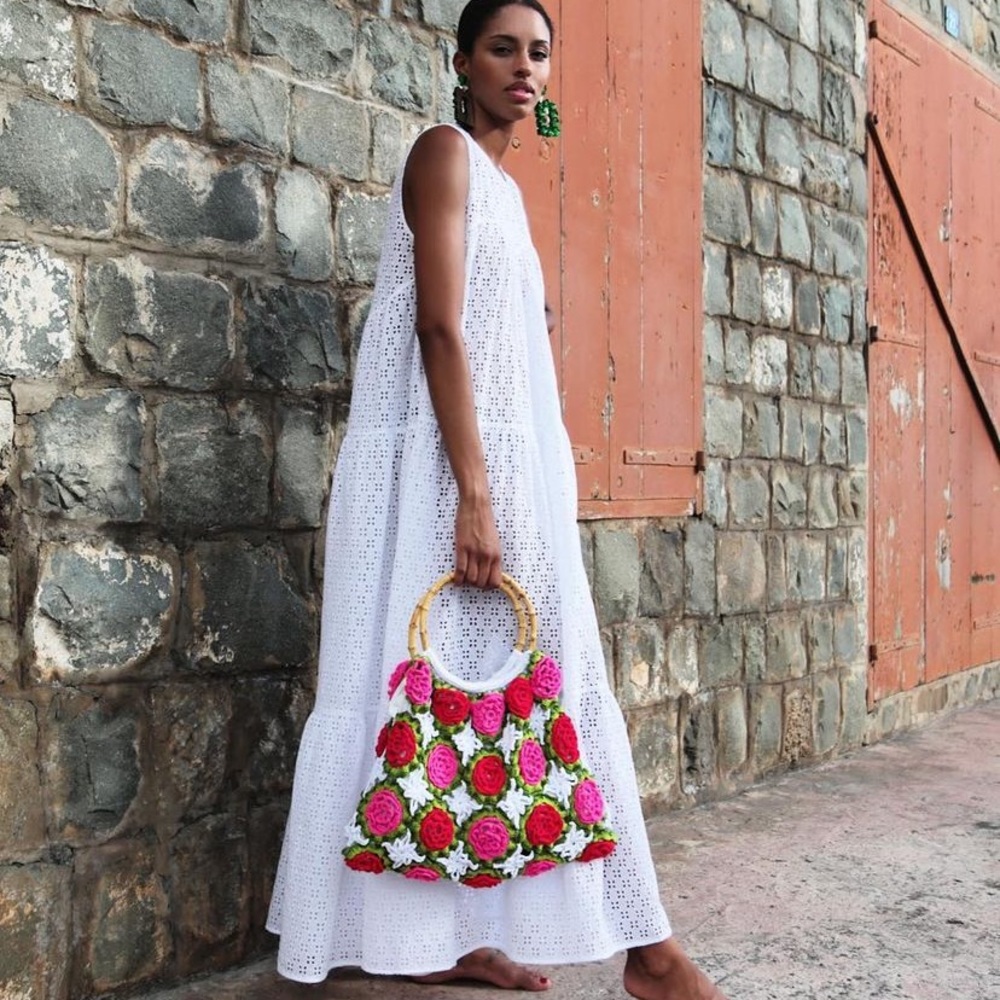 My Beachy Side Eyelet Maxi Dress La Esmeralda